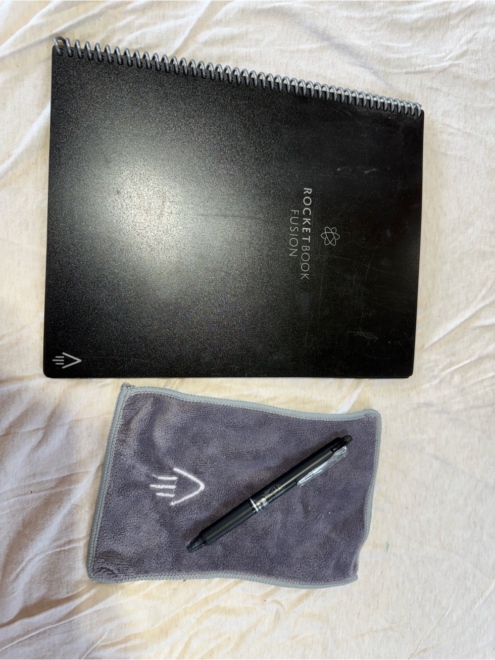 Rocketbook Fusuon Black Smart Reusable Notebook